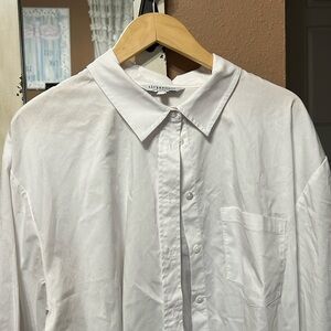 Liverpool long sleeved button down top size large